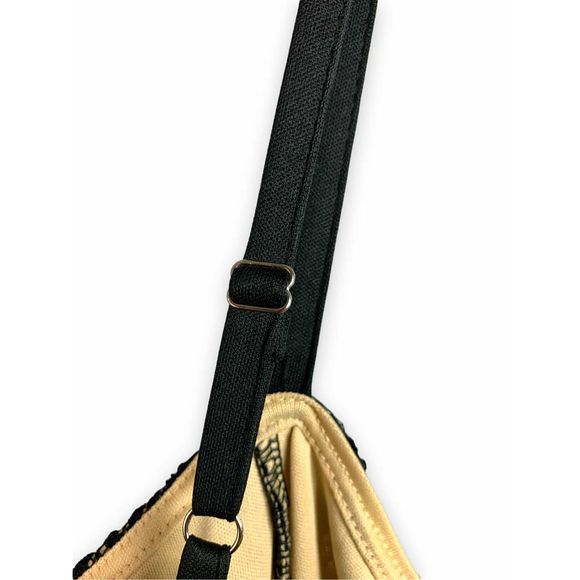 Lulu’s nude w/ black lace cocktail dress - Picture 3 of 6